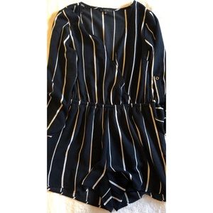 Navy blue romper
